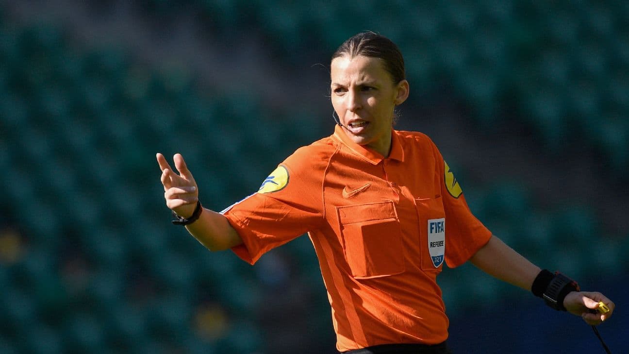 First woman ref at men's World Cup, Stéphanie Frappart, joins UEFA staff
